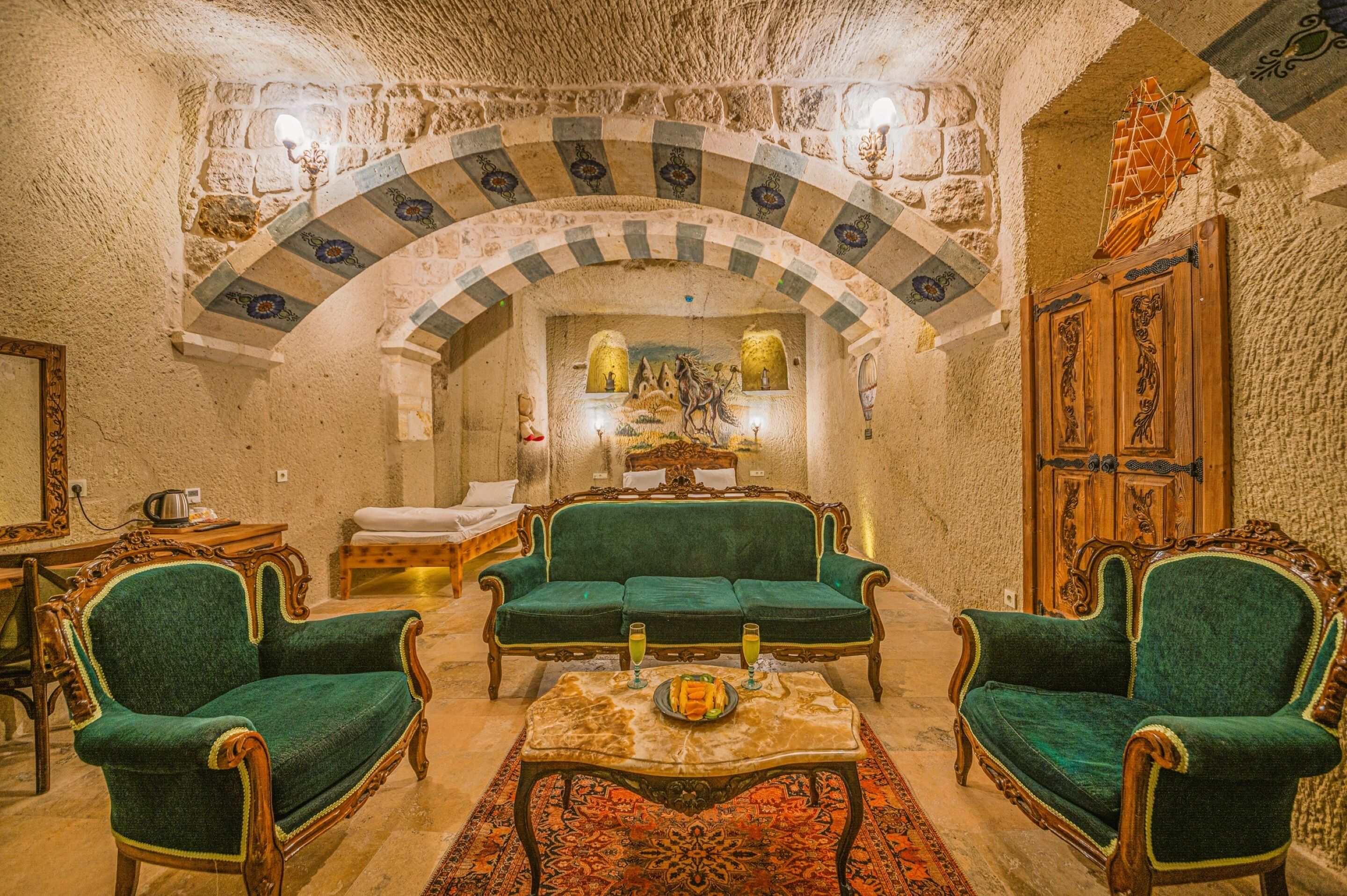 grand suite, 1 king bed, pool view | 1 bedroom, premium bedding, free minibar items, individually decorated