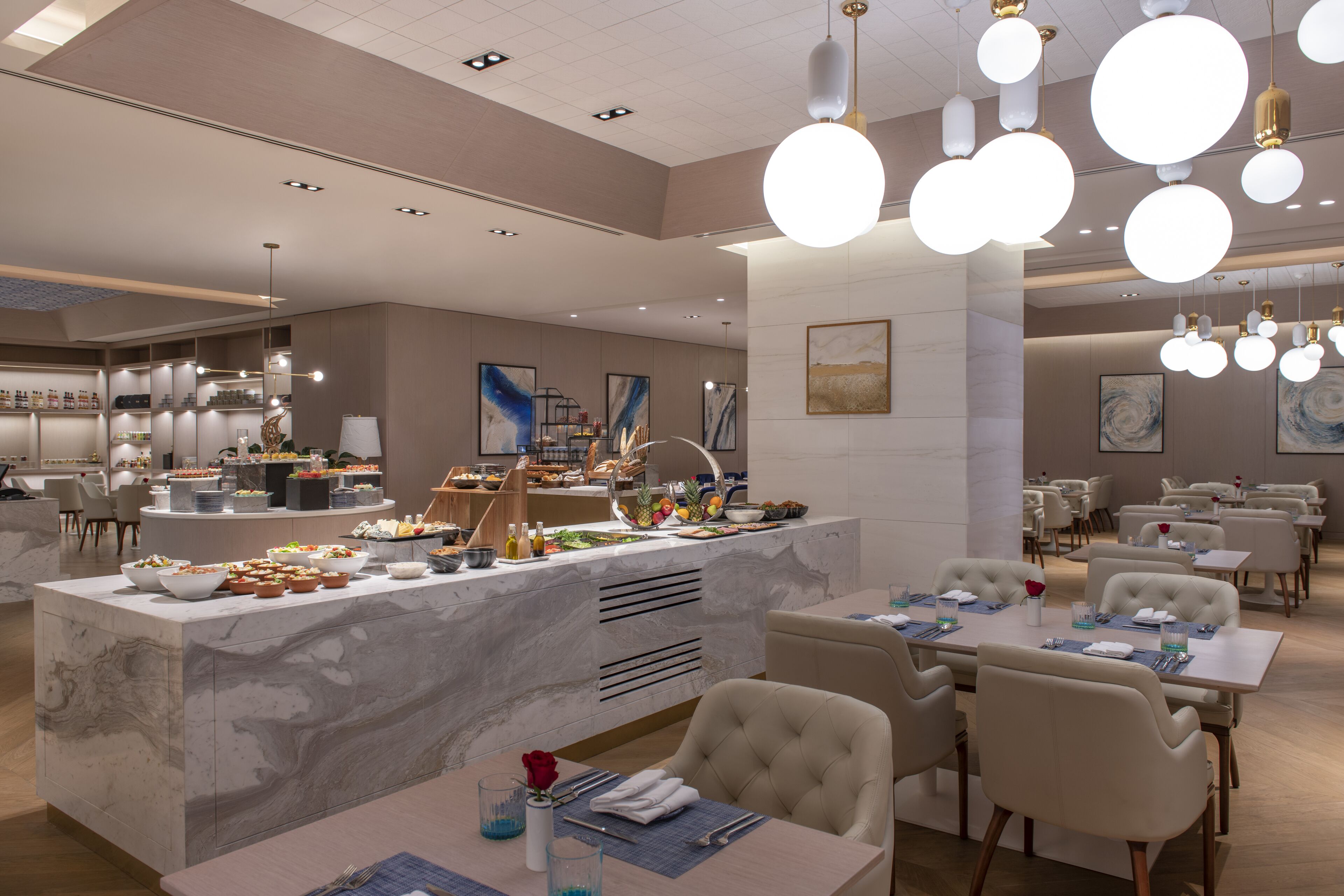 Daily buffet breakfast for a fee
