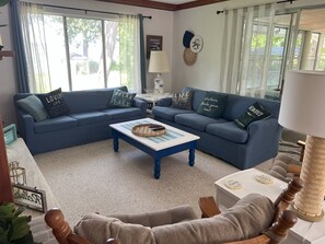 Televisión, chimenea y reproductor de DVD 