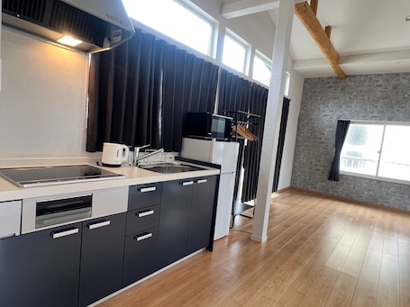 Fridge, microwave, stovetop. One building is rented away room without meals K / Minamitsuru-gun Yamanashi