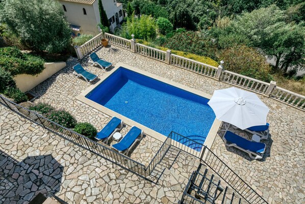 Pool - Villa "Castell Mirto" with Private Pool, Terraces & Wi-Fi (Calonge)
