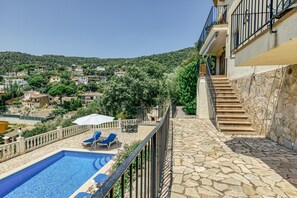 Pool - Villa "Castell Mirto" with Private Pool, Terraces & Wi-Fi (Calonge)