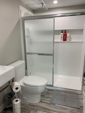 Shower - ENTIRE 1 BEDROOM UNIT with Free Parking and Wifi - u5 (Kitchener)