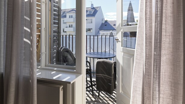 Leilighet – superior, 1 kingsize-seng med sovesofa | Byutsikt