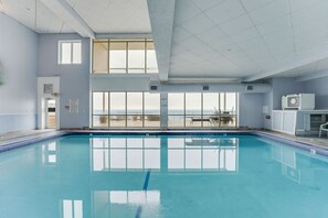 Indoor pool, a heated pool