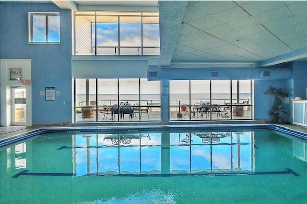 Indoor pool, a heated pool