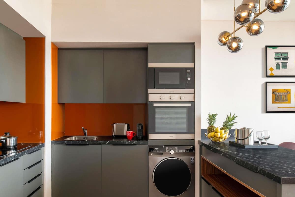 1 dormitori, roba de llit d'alta qualitat i minibar
