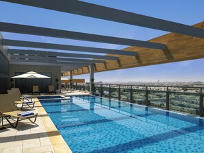 Outdoor pool, open 8:00 AM to 6:00 PM, pool loungers, lifeguards on site - Swissotel Living Jeddah (Jeddah)