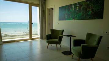 Junior Suite, 1 Double Bed with Sofa bed, Lagoon View | Premium bedding, down duvets, memory-foam beds, in-room safe