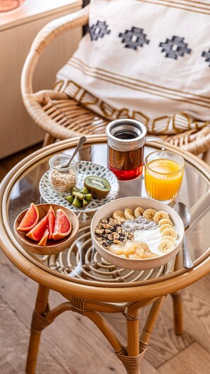 Kontinental frokost er inkludert hver dag