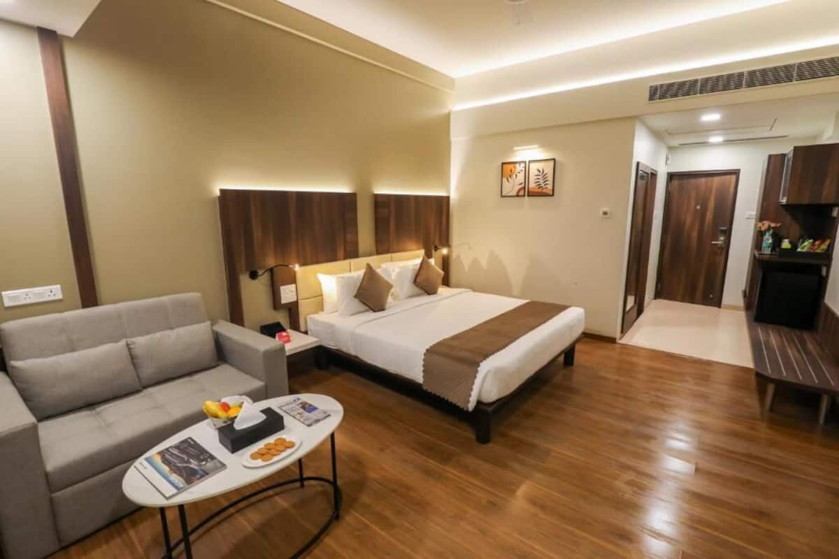 Literie de qualité supérieure, coffres-forts dans les chambres, bureau