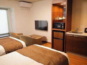 1 chambre, bureau, Wi-Fi gratuit, draps fournis