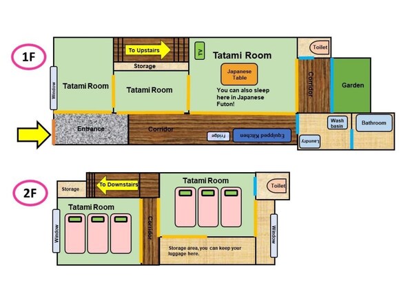 Floor plan - 1 station from Kyoto station 4 minutes walk from  - Nishioji 2 / Kyoto Kyōto (Kyoto)