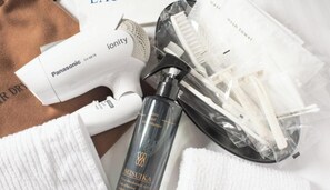 Haartrockner, Handtücher