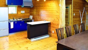 Fridge, microwave, dishwasher, rice cooker