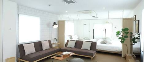 1 makuuhuone, työpöytä, ilmainen Wi-Fi, vuodevaatteet