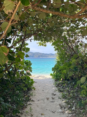Beach. A private inn with a slide / Amami Kagoshima
