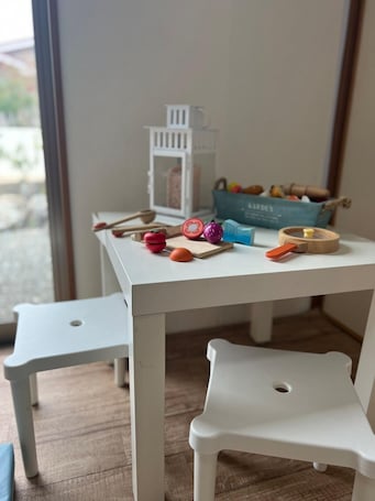 Children's area. A private inn with a slide / Amami Kagoshima