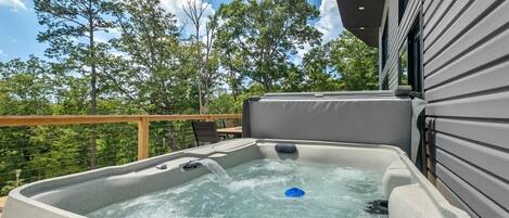 Bain à remous extérieur