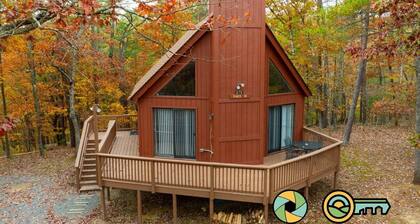 Mountain Chalet (#91) - Quiet, secluded woodland home!