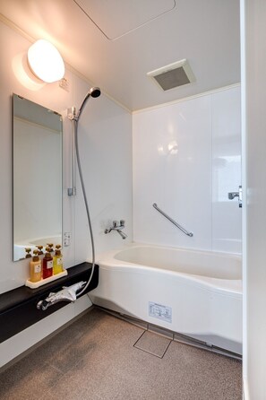 Hair dryer, towels