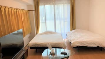 2 多间卧室、熨斗/熨衣板、免费 WiFi、床单