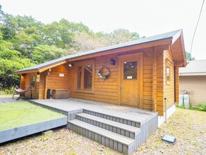 Exterior - A newly built log cabin for rent with a spacious  / Nasu-gun Tochigi (Nasu-gun)