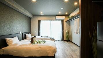 1 habitación, escritorio, wifi gratis y ropa de cama