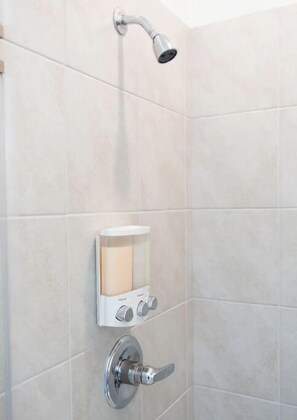 Combined shower/tub, hair dryer, towels, soap - Prefect Lakefront Private Getaway (Willis)