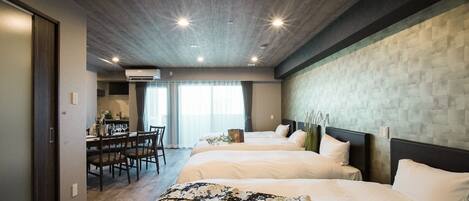 1 bedroom, desk, free WiFi, bed sheets