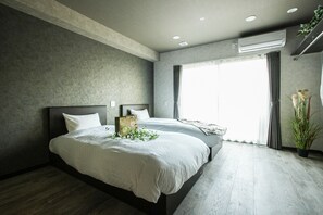 1 bedroom, desk, free WiFi, bed sheets