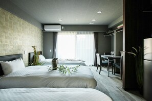 1 bedroom, desk, free WiFi, bed sheets