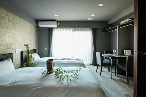 1 habitación, escritorio, wifi gratis y ropa de cama 