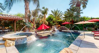 Gorgeous Palm Desert Oasis with Backyard Paradise, Pool, Spa & Private Casita