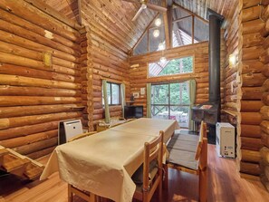 Dining - Chartered cottage Cute logsCampanula 26people / Agatsuma-gun Gunma (Agatsuma-gun)
