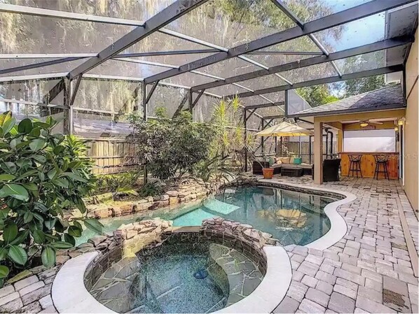 Piscine chauffée
