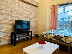 1 bedroom, desk, iron/ironing board, free WiFi - Tenjin 4 minutes Hakata 9 minutes Subway Yakuin Od / Fukuoka Fukuoka (Fukuoka)