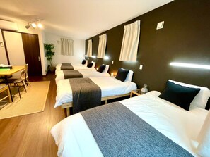 1 chambre, accès au Wi-Fi (inclus), literie fournie