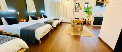 1 dormitorio, escritorio, wifi gratis y ropa de cama