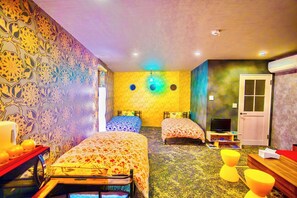 1 slaapkamer, een bureau, gratis wifi, beddengoed