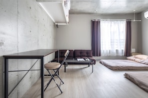 1 chambre, bureau, fer et planche Ă repasser, Wi-Fi gratuit