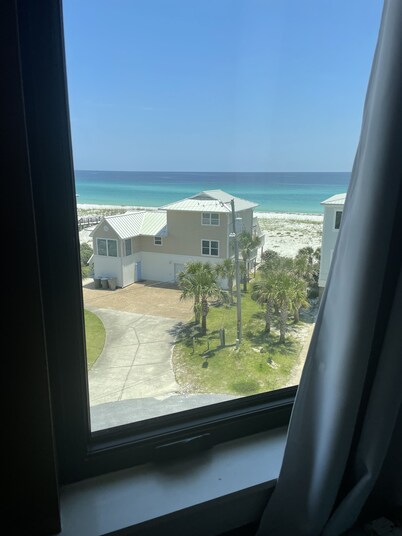 Scenic suite steps from the Gulf.