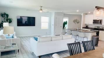 Smart TV, video games, books, stereo