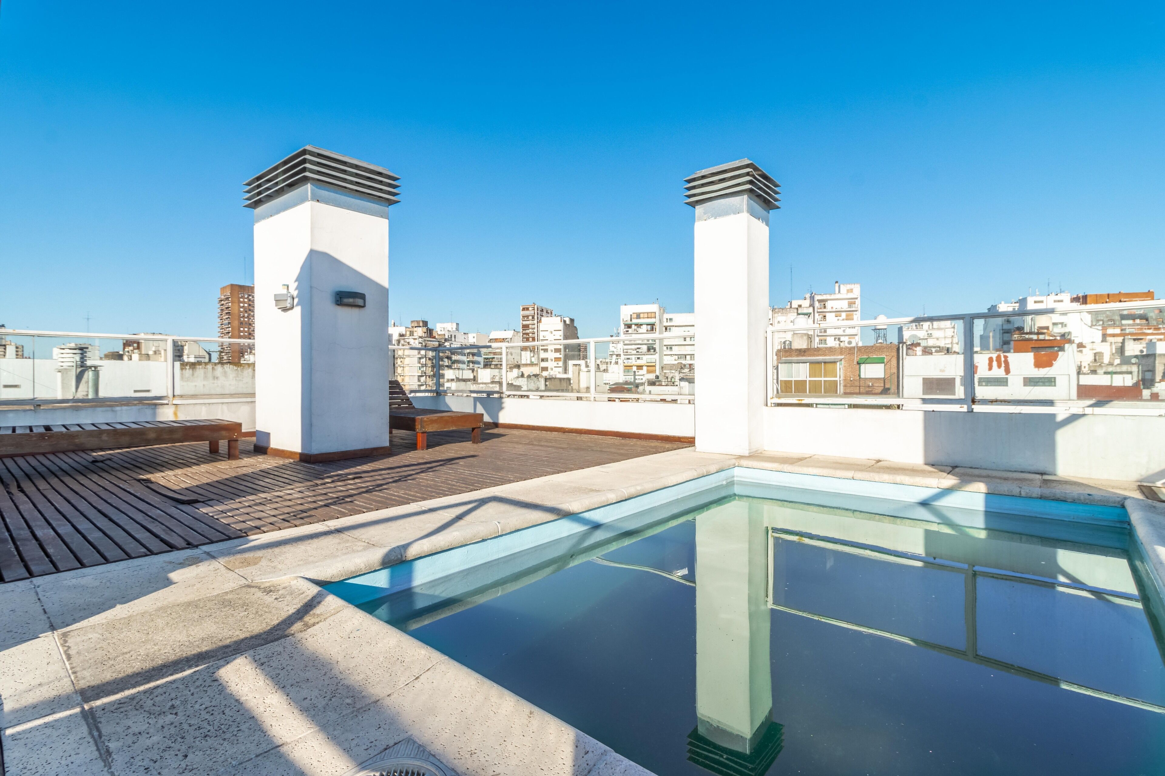 Seasonal outdoor pool