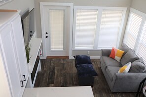 TV connectée, cheminée