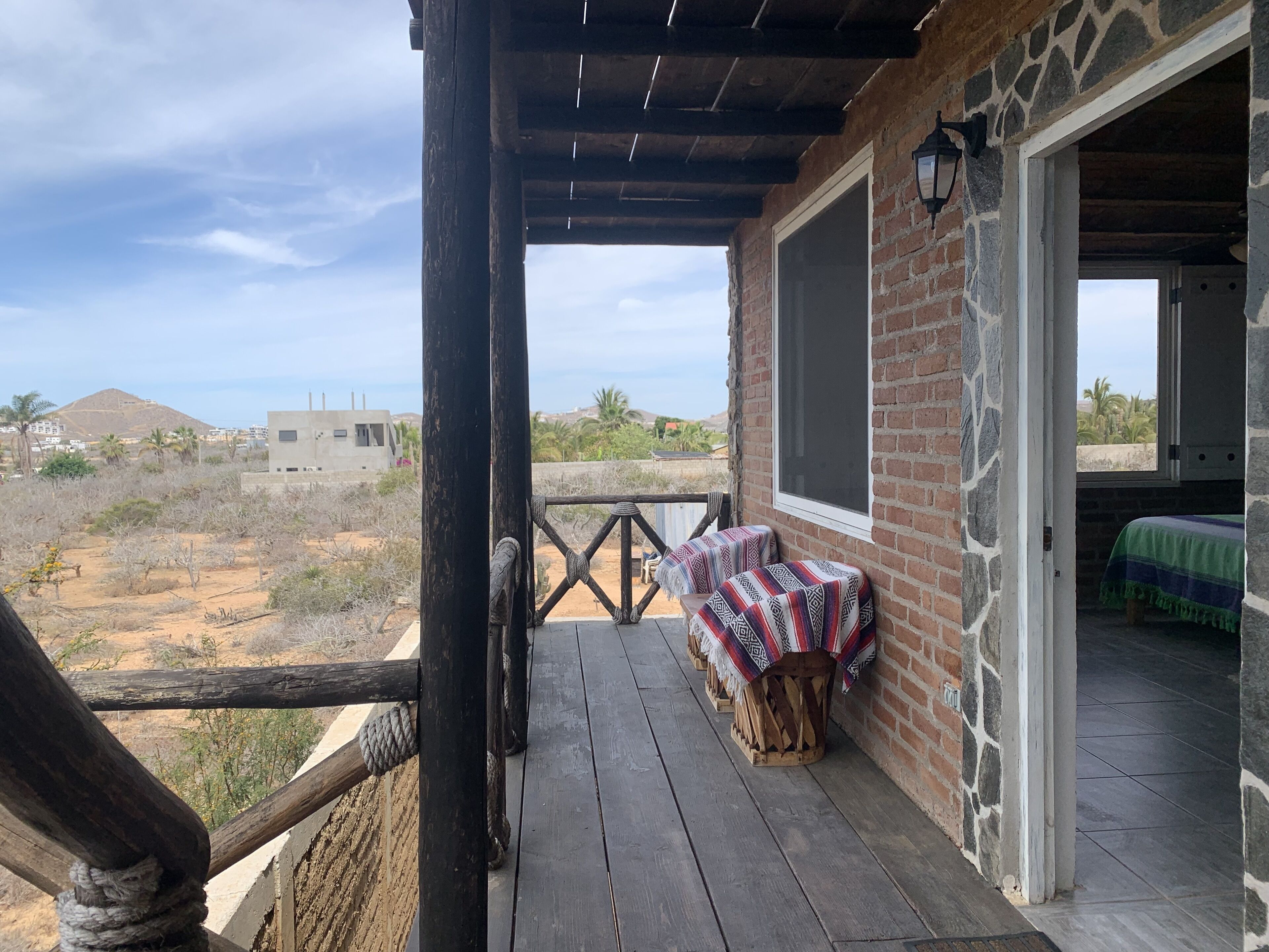Habitación con 2 camas individuales, vista al océano | Terraza o patio