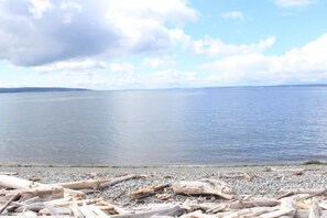 Playa en los alrededores, camastros y toallas de playa 