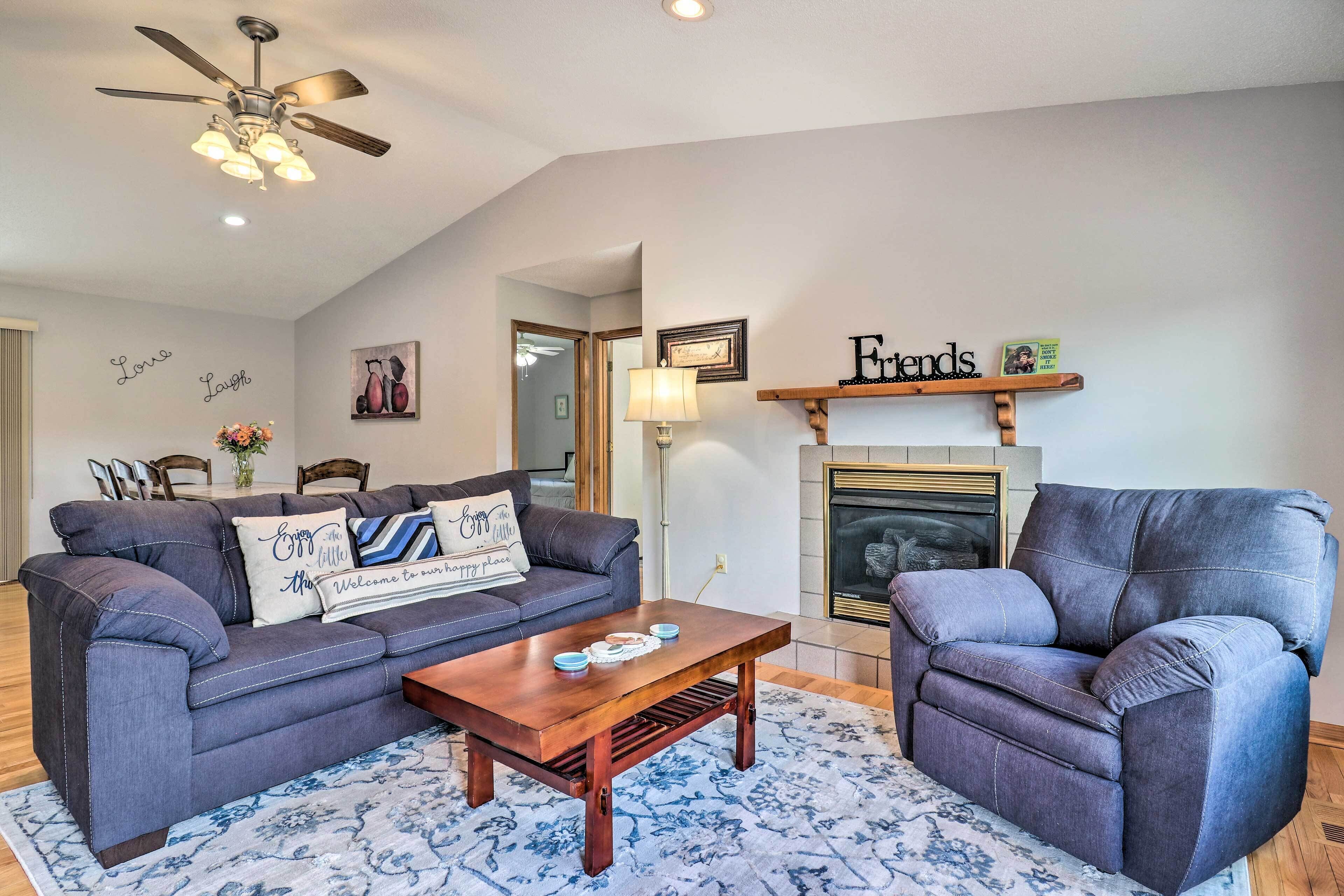 Charming Mills River Home w/ Porch & Yard!