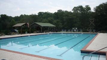 Indoor pool, a heated pool