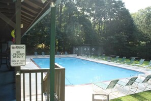 Indoor pool, a heated pool